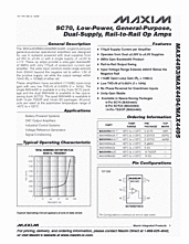 DataSheet MAX4494 pdf